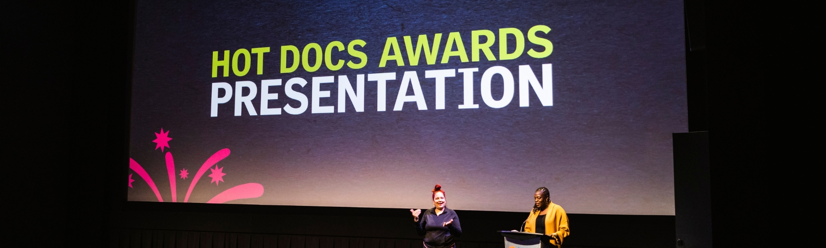 Hot Docs awards presentation