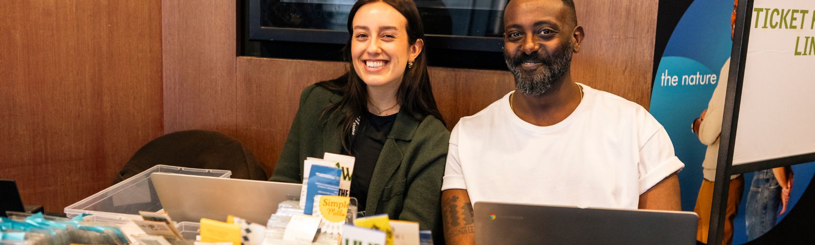 Hot Docs staff at industry registration desk