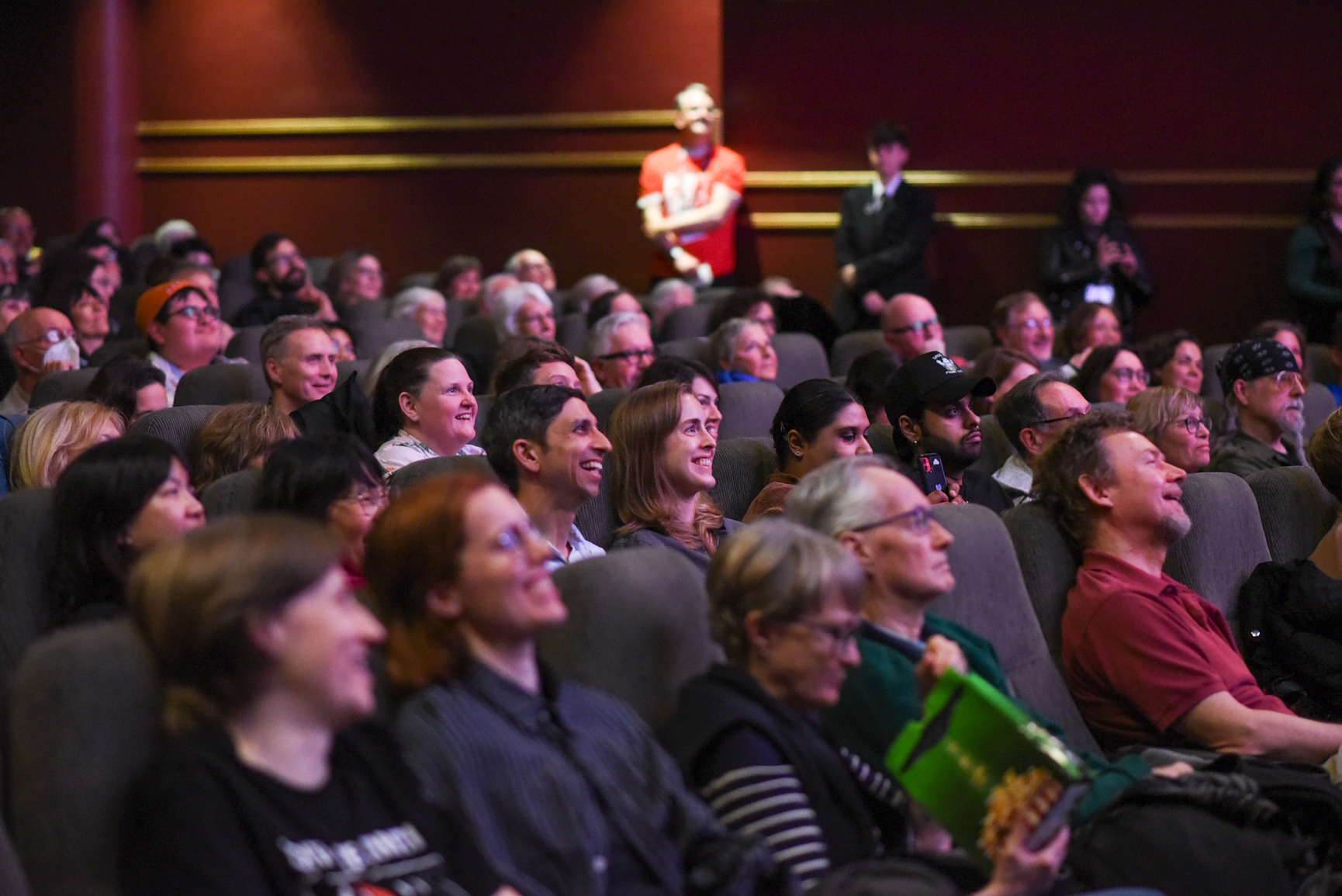 the audience in the cinema