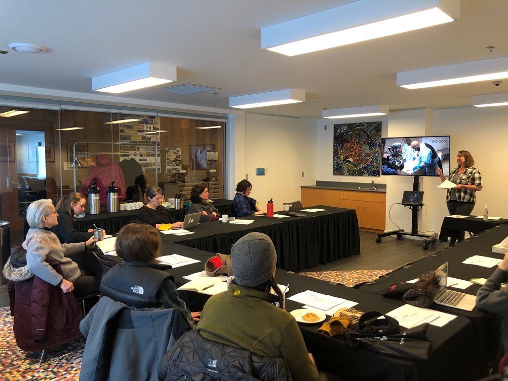 Stephanie McArthur leading a session