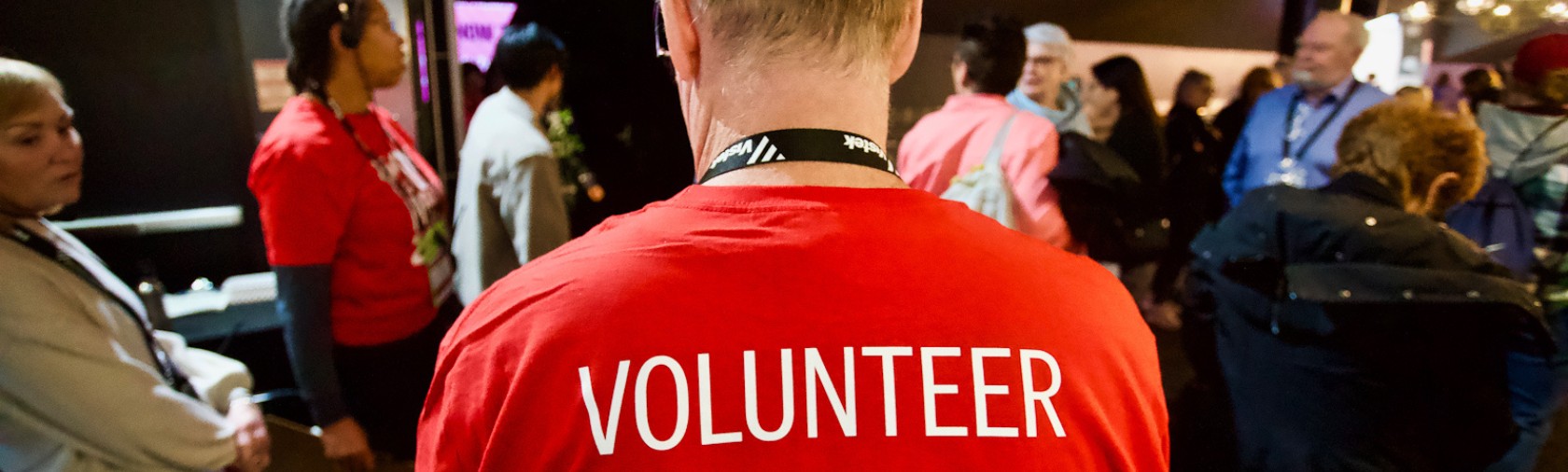 Back of a volunteer t-shirt