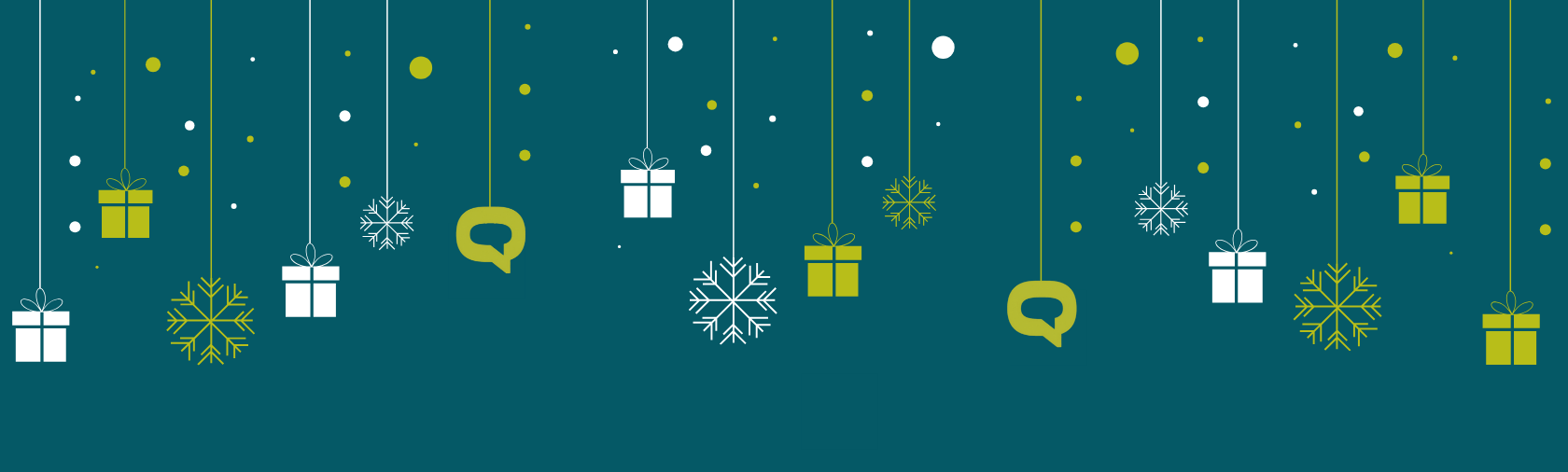 Present, snowflake and Hot Docs bubble ornaments