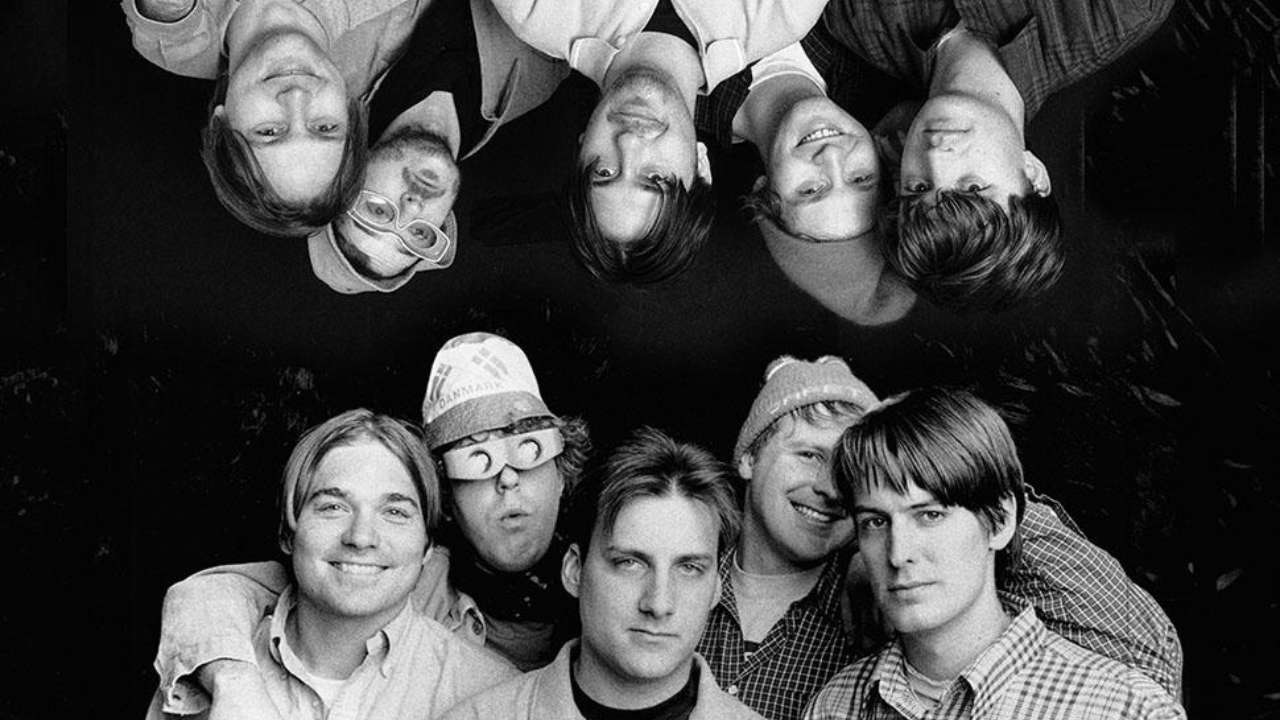 two images of the band Pavement
