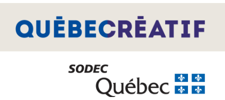 SODEC Quebec Creates
