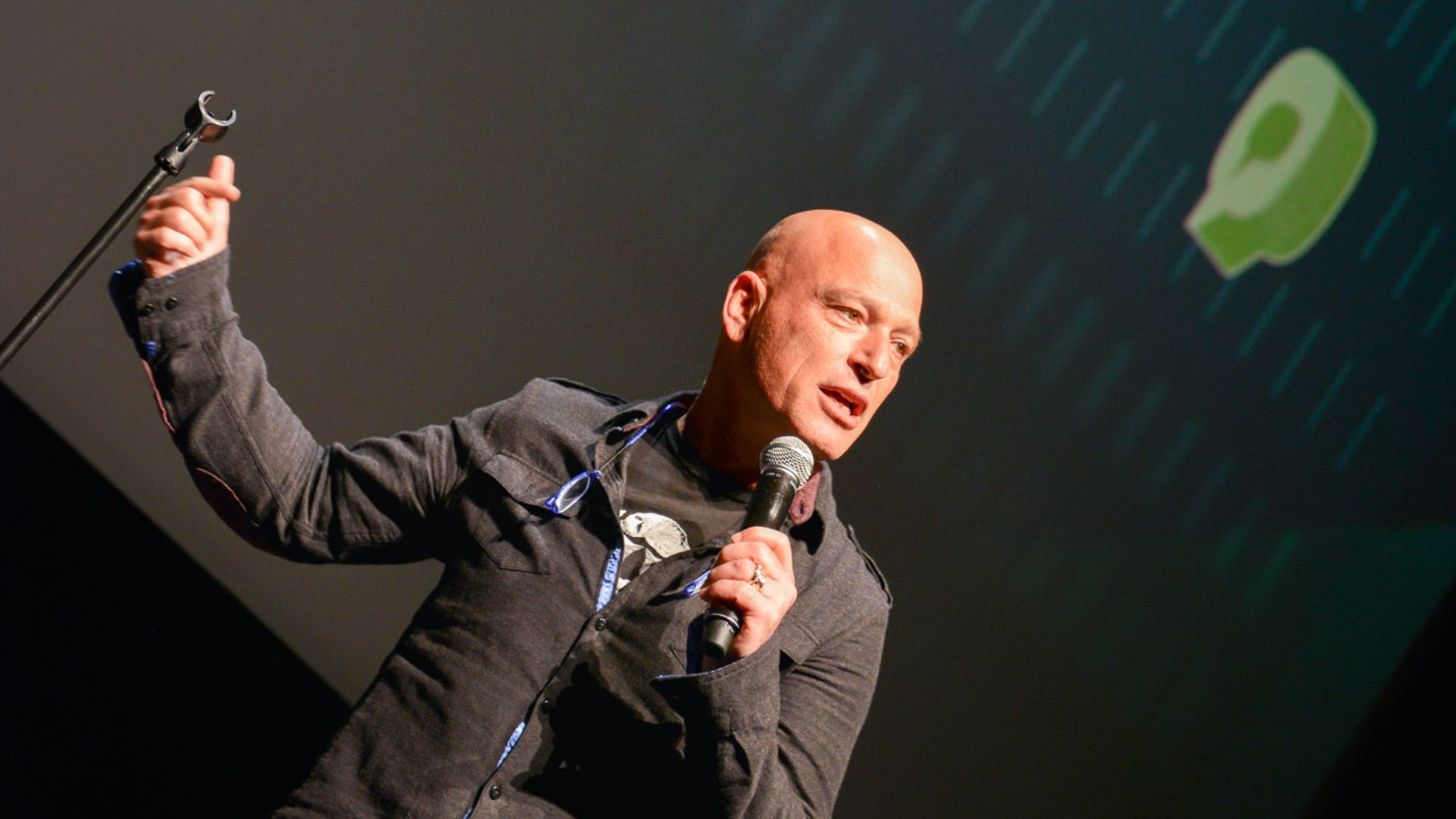 Howie Mandel on-stage at Hot Docs
